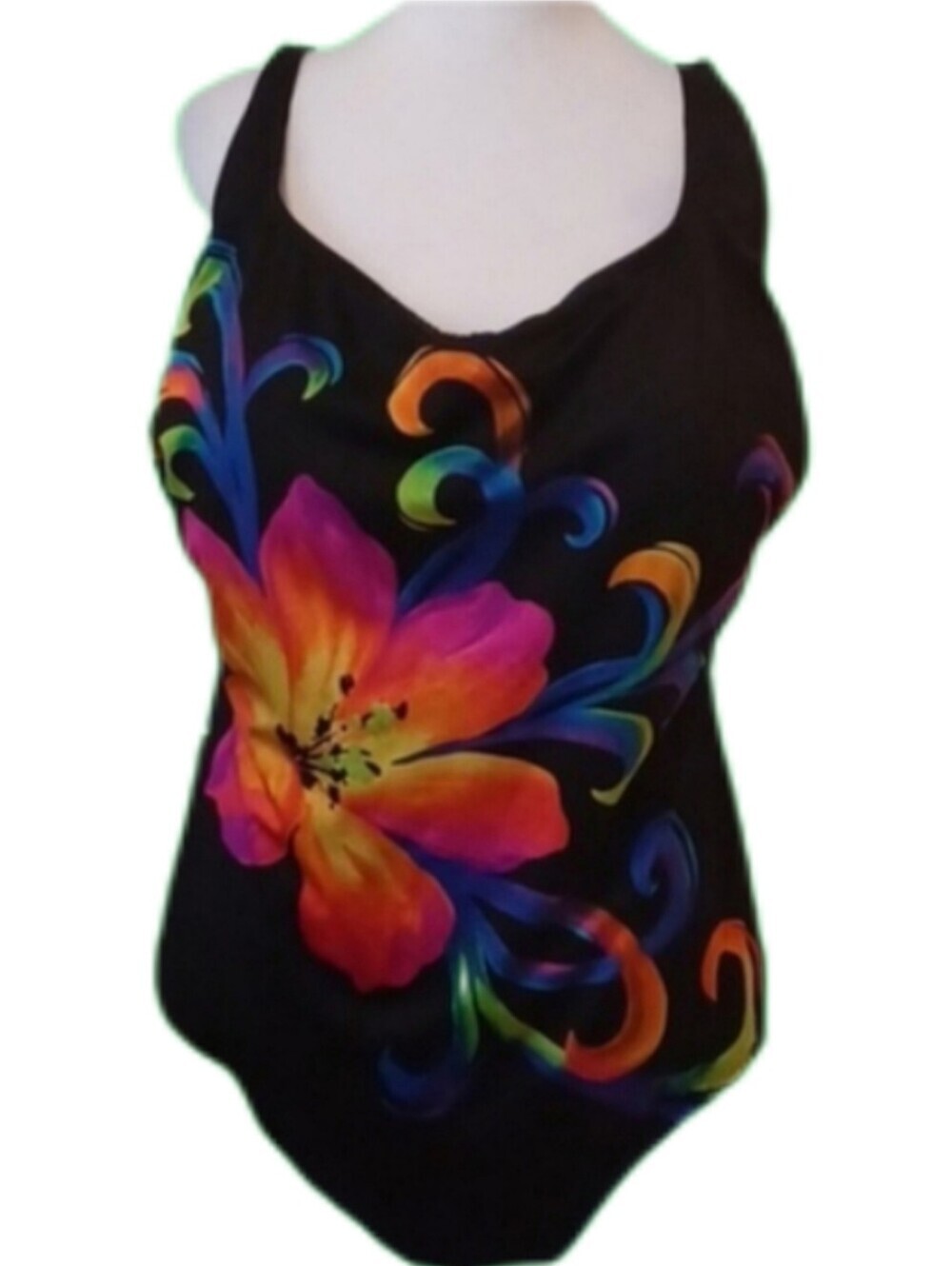 ** Vibrant Floral Swimsuit Women's Size 24W
